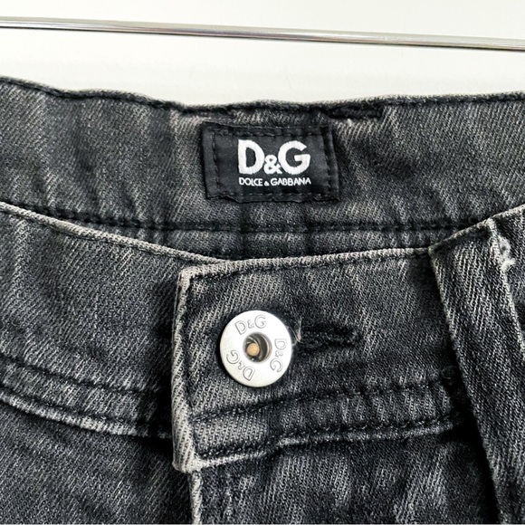 Dolce & Gabbana Audacious Distressed Skinny Jeans - Stone Washed Black, Size 31 - Picture 6 of 16